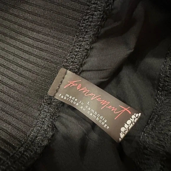 FP movement by free people blitzed out pant in black size large sold out online - Picture 2 of 9